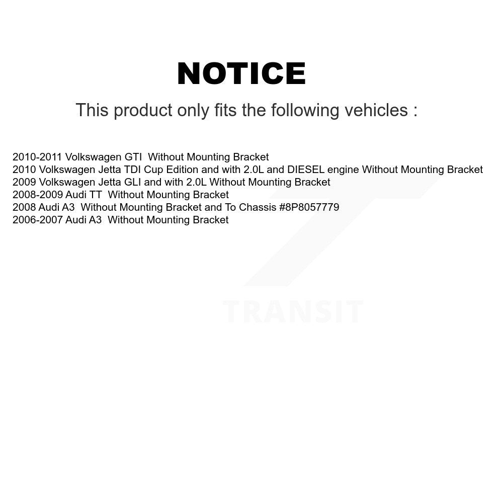 Front Rear Disc Brake Caliper Left Right Side Kit For Volkswagen Jetta GTI Audi A3 TT KBC-100605