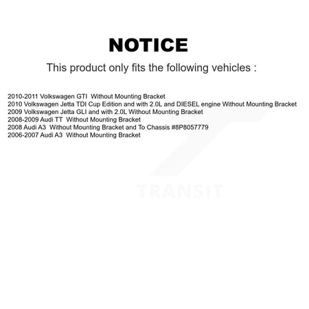 Front Rear Disc Brake Caliper Left Right Side Kit For Volkswagen Jetta GTI Audi A3 TT KBC-100605