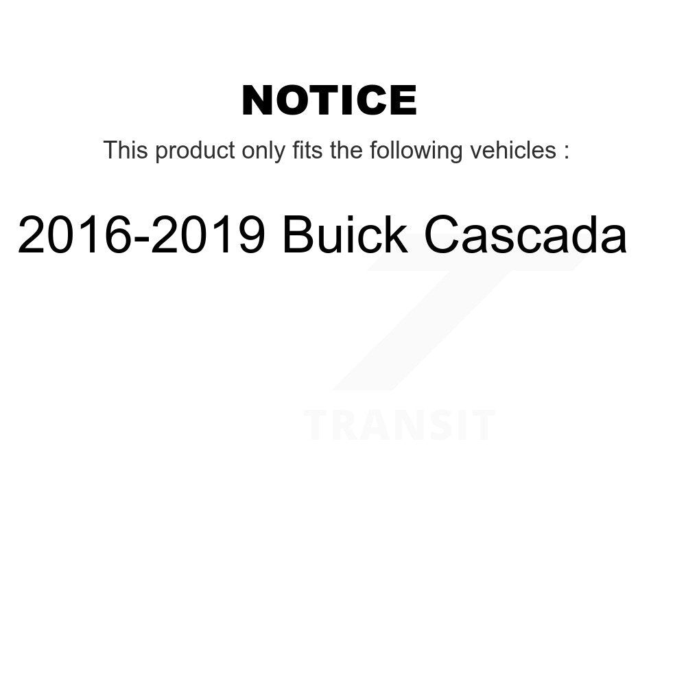Front Rear Brake Caliper Left Right Driver Passenger Side Kit For 2016-2019 Buick Cascada KBC-100823