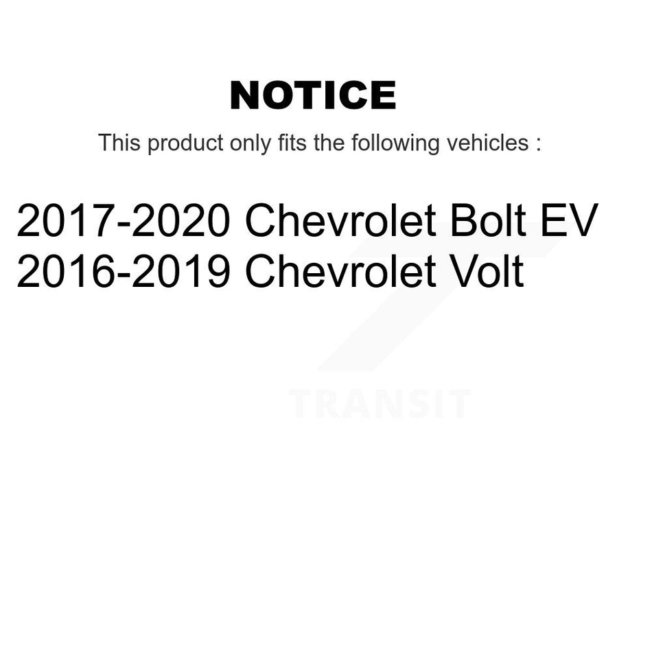 Front Rear Brake Caliper Left Right Driver Passenger Side Kit For Chevrolet Bolt EV Volt KBC-100910