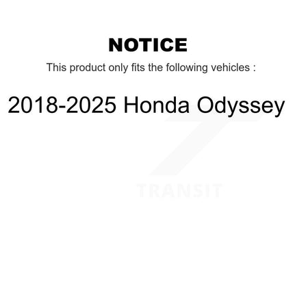 Front Rear Brake Caliper Left Right Driver Passenger Side Kit For 2018-2025 Honda Odyssey KBC-100921