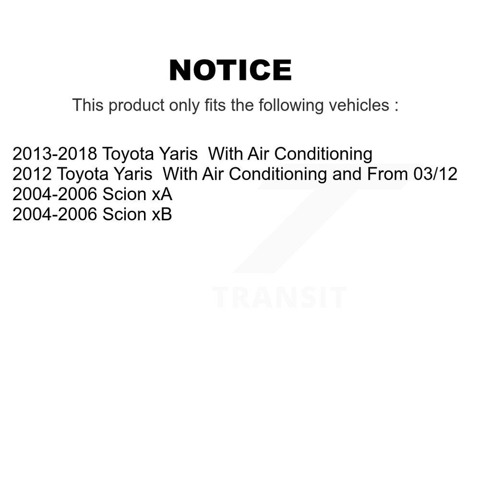 Water Pump Alternator Air Conditioning Serpentine Belt KBR-5040478 For Toyota Yaris Scion xB xA