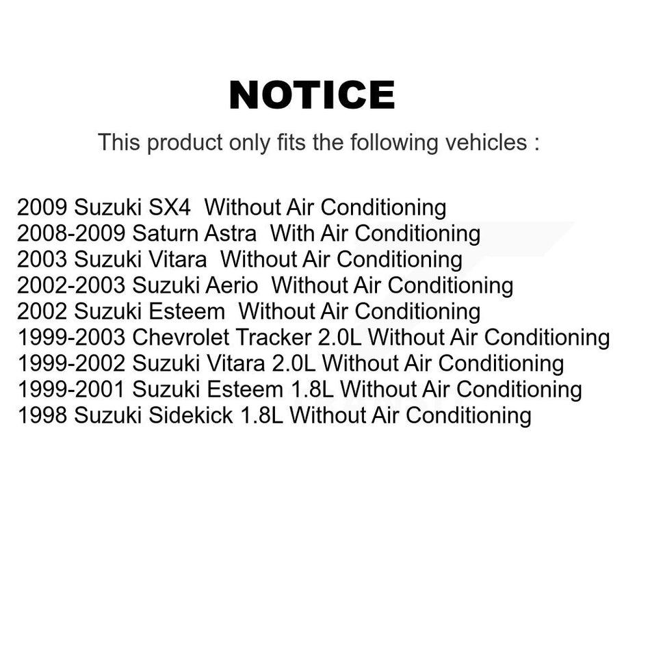 Main Drive Serpentine Belt KBR-5050608 For Suzuki Chevrolet Tracker Saturn Astra SX4 Vitara Aerio