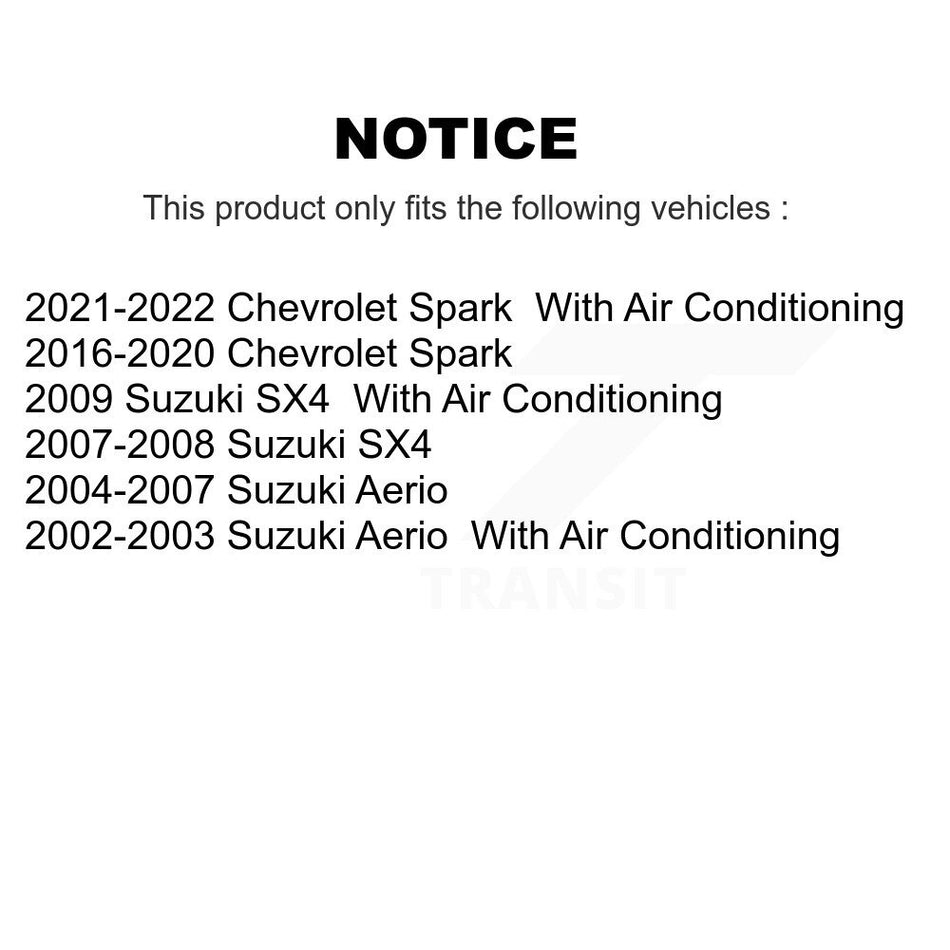Main Drive Serpentine Belt KBR-5050658 For Chevrolet Spark Suzuki SX4 Aerio