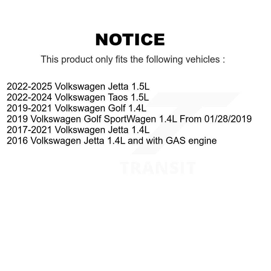 Main Drive Serpentine Belt KBR-5060396 For Volkswagen Jetta Taos Golf SportWagen