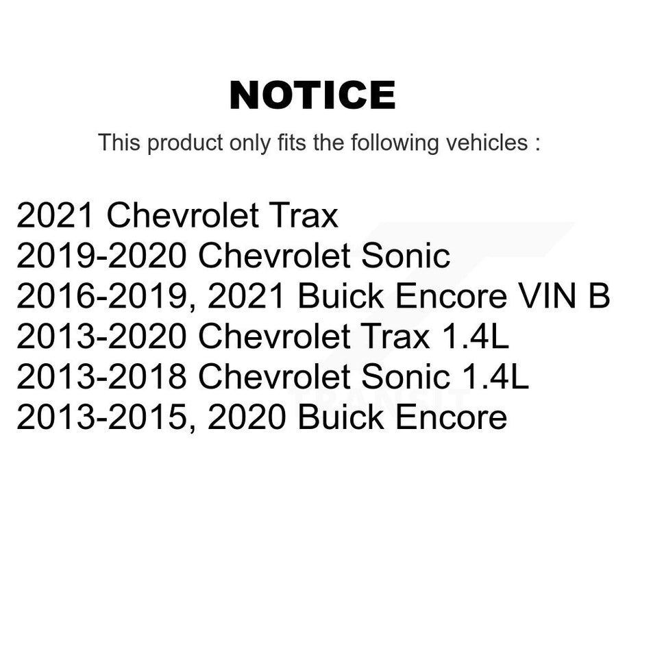 Main Drive Serpentine Belt KBR-5060545 For Chevrolet Buick Encore Trax Sonic