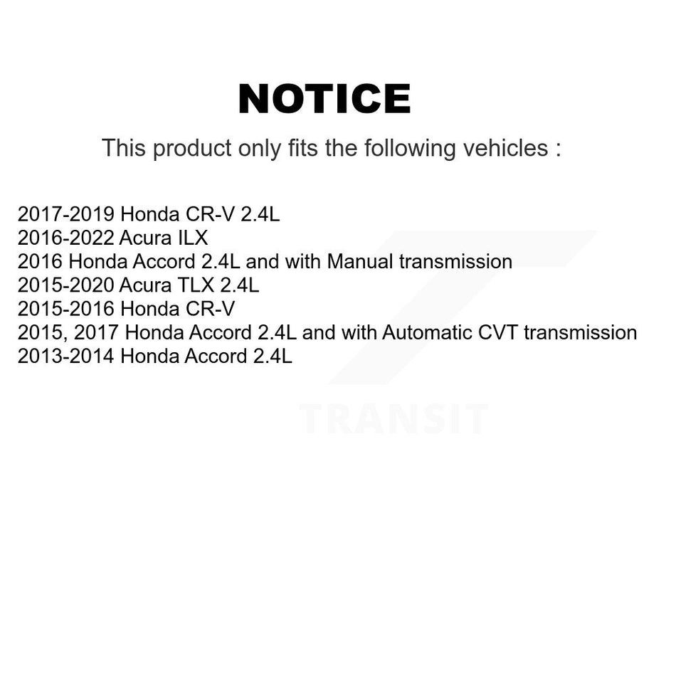 Main Drive Serpentine Belt KBR-5070567 For Honda CR-V Accord Acura TLX ILX