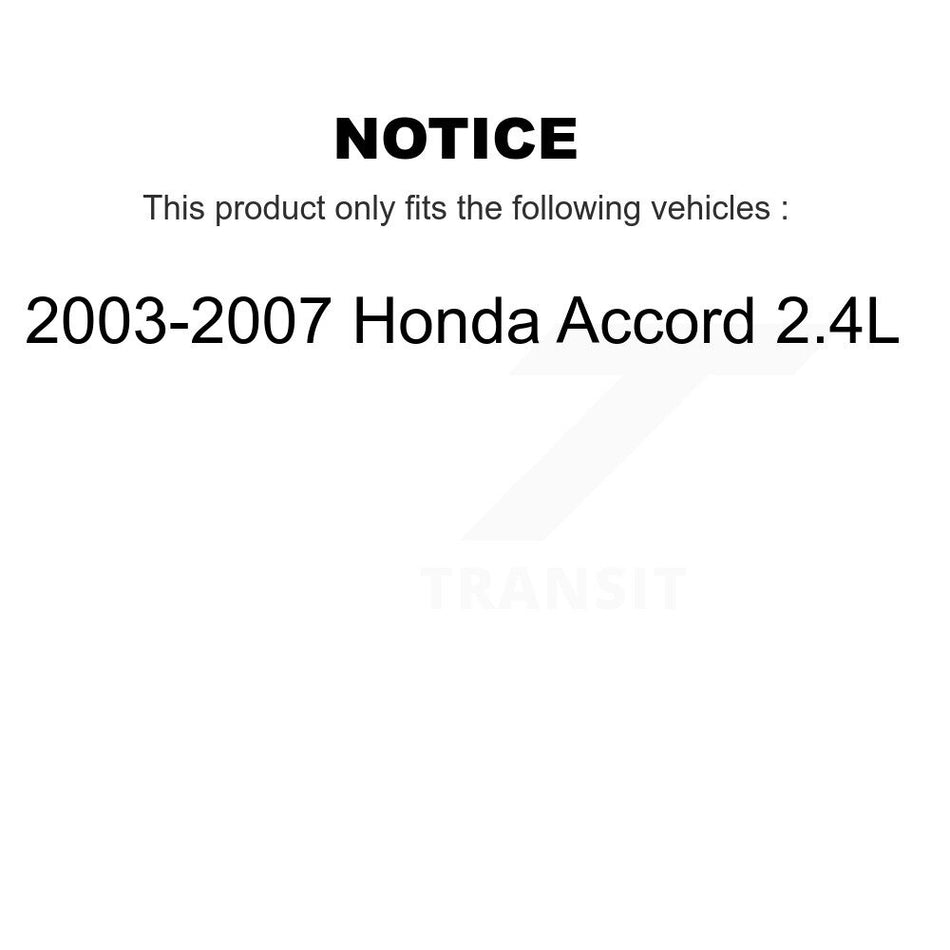 Main Drive Serpentine Belt KBR-5070700 For 2003-2007 Honda Accord 2.4L