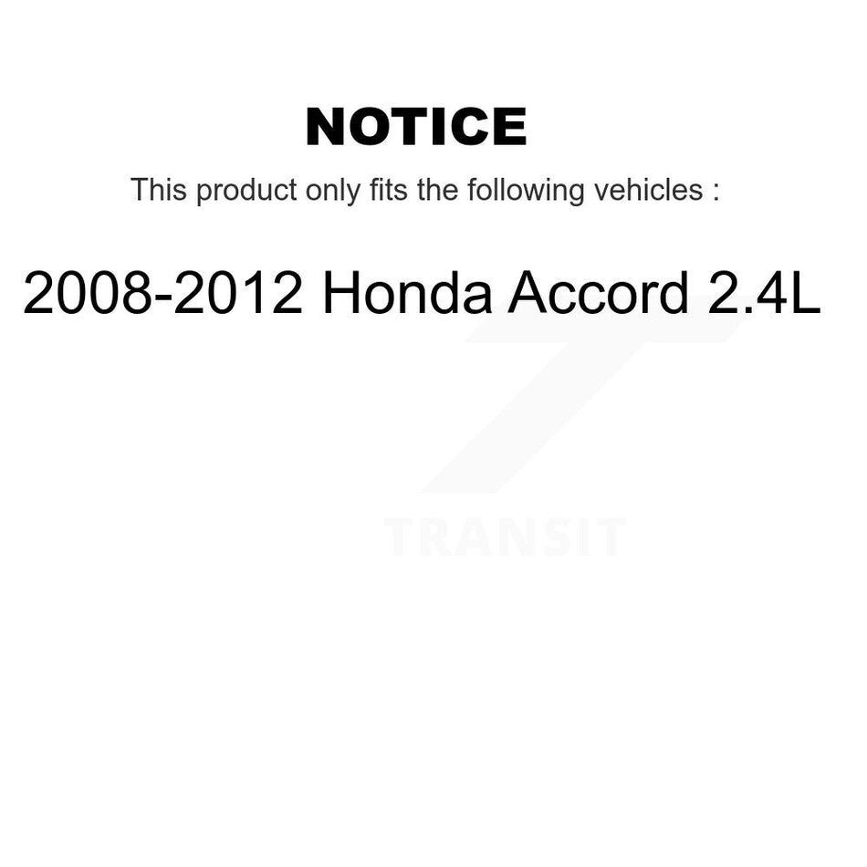 Main Drive Serpentine Belt KBR-5070723 For 2008-2012 Honda Accord 2.4L