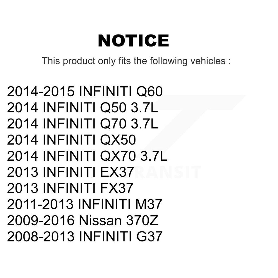 Main Drive Serpentine Belt KBR-5070795 For INFINITI G37 Nissan 370Z Q50 QX50 EX37 M37 Q60 FX37 QX70