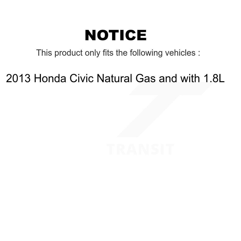 Front Rear Disc Brake Caliper Rotors Drums Ceramic Pads Shoes Wheel Cylinders And Hardware Kit (11Pc) For 2013 Honda Civic Natural Gas with 1.8L KC8-100919T