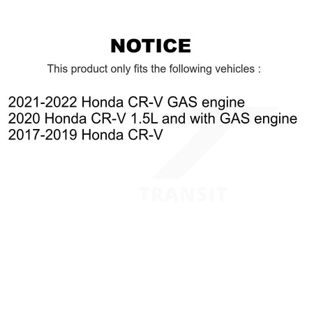 Front Rear Disc Brake Caliper Rotors And Ceramic Pads Kit (10Pc) For Honda CR-V KC8-101012C