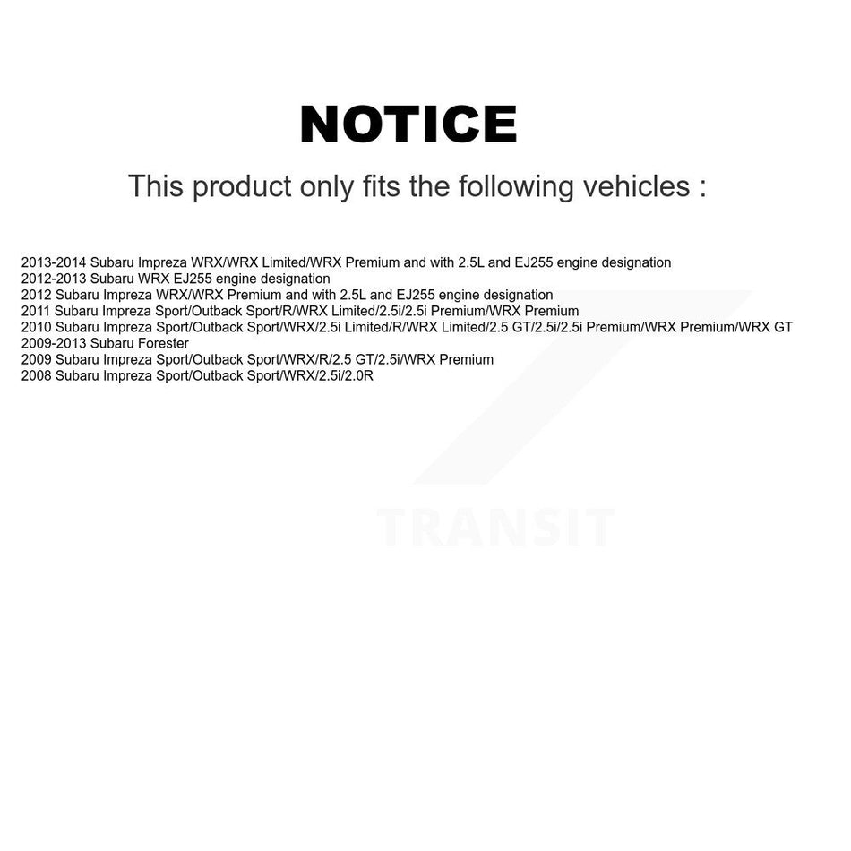 Rear Brake Caliper Drill Slotted Rotor Semi-Metallic Pad Kit For Subaru Impreza Forester KCD-100575P