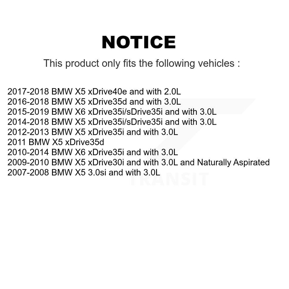 Rear Disc Brake Coated Caliper Drilled Slotted Rotors And Ceramic Pads Kit For BMW X5 X6 KCD-100589C