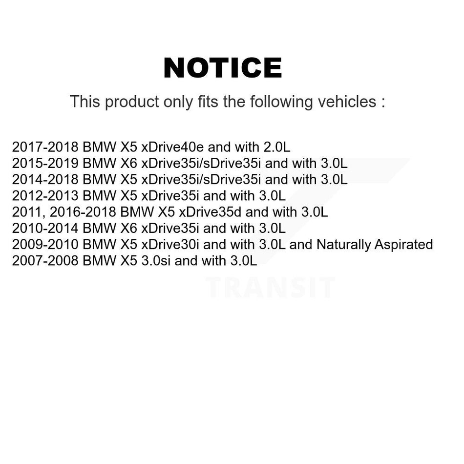 Rear Disc Brake Coated Caliper Drilled Slotted Rotors And Ceramic Pads Kit For BMW X5 X6 KCD-100600T