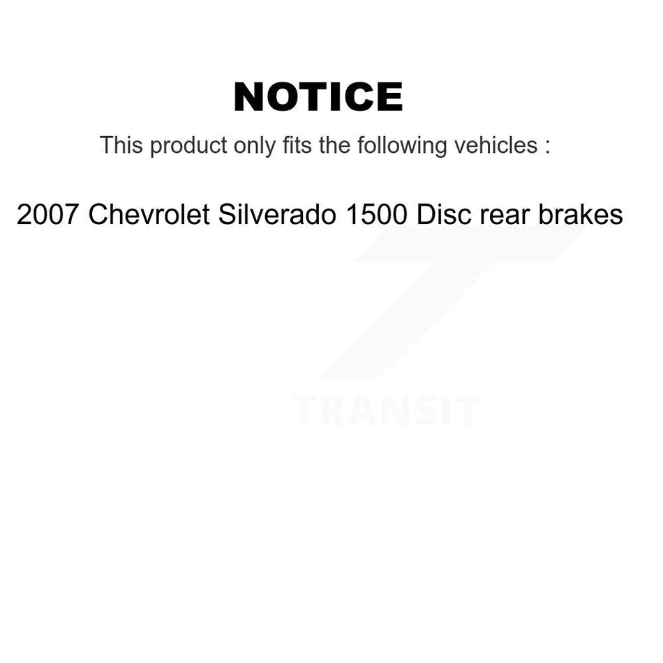 Front Disc Brake Caliper Coat Rotor & Semi-Metallic Pad Kit For Chevrolet Silverado 1500 KCG-100553S