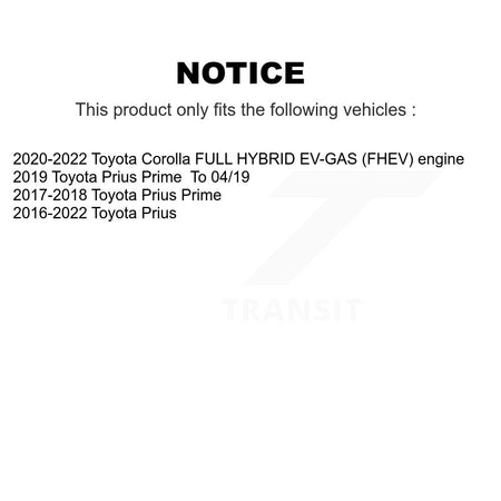 Front Disc Brake Caliper Coat Rotor Semi-Metallic Pad Kit For Toyota Corolla Prius Prime KCG-100707P