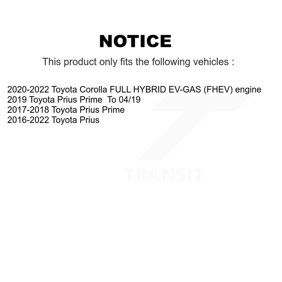 Front Disc Brake Caliper Coated Rotor And Ceramic Pad Kit For Toyota Corolla Prius Prime KCG-100780T