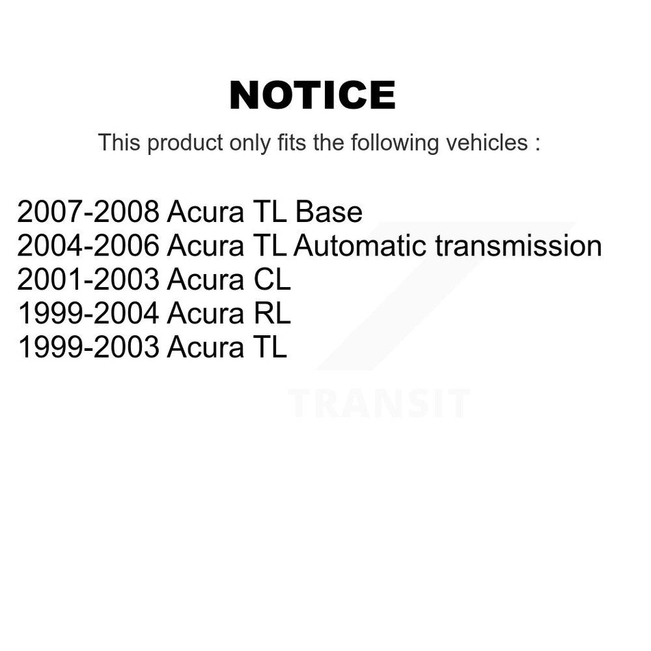 Front Rear Ceramic Brake Pads And Parking Shoes Kit For Acura TL RL CL KCN-100086