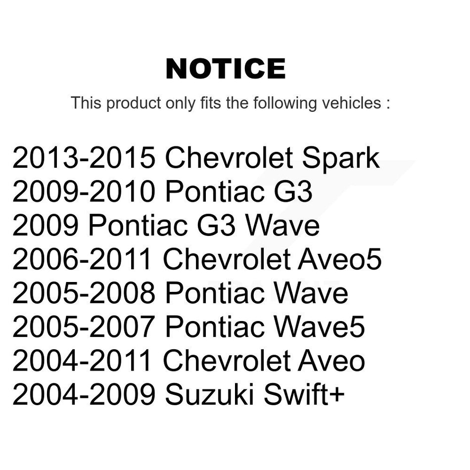 Front Rear Ceramic Brake Pads And Drum Shoes Kit For Chevrolet Aveo Spark Aveo5 Pontiac G3 Suzuki Wave Wave5 Swift+ KCN-100467
