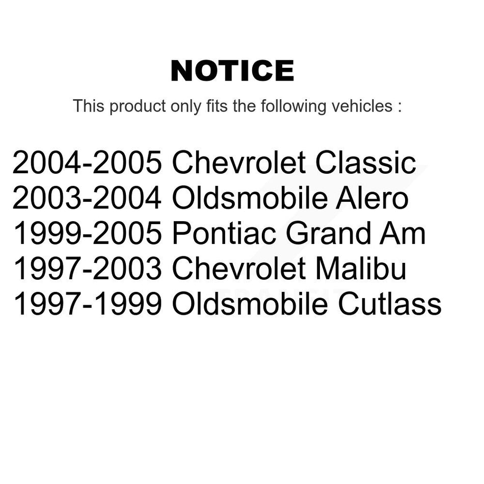 Front Rear Ceramic Brake Pads And Drum Shoes Kit For Chevrolet Pontiac Grand Am Malibu Classic Oldsmobile Alero Cutlass KCN-100470