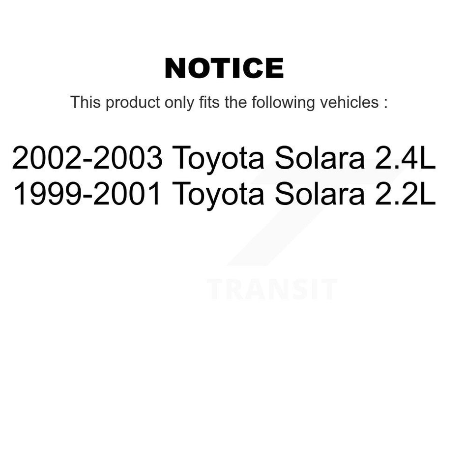 Front Rear Ceramic Brake Pads And Drum Shoes Kit For Toyota Solara KCN-100478