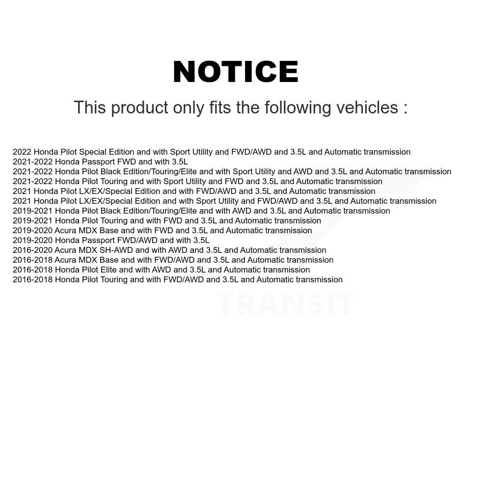 Front CV Axle Drive Shaft Complete Assembly Kit For Honda Pilot Acura MDX Passport KCV-100117