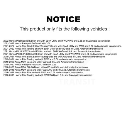 Front CV Axle Drive Shaft Complete Assembly Kit For Honda Pilot Acura MDX Passport KCV-100117