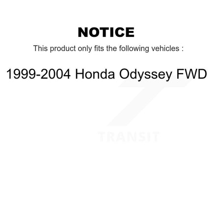 Front CV Axle Drive Shaft Complete Assembly Kit For 1999-2004 Honda Odyssey FWD KCV-100131