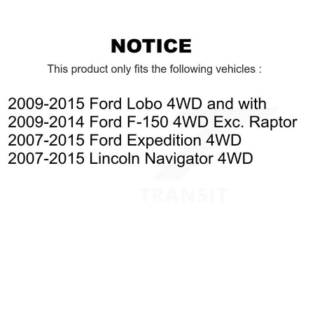 Front CV Axle Drive Shaft Assembly Kit For Ford F-150 Expedition Lincoln Navigator Lobo KCV-100150