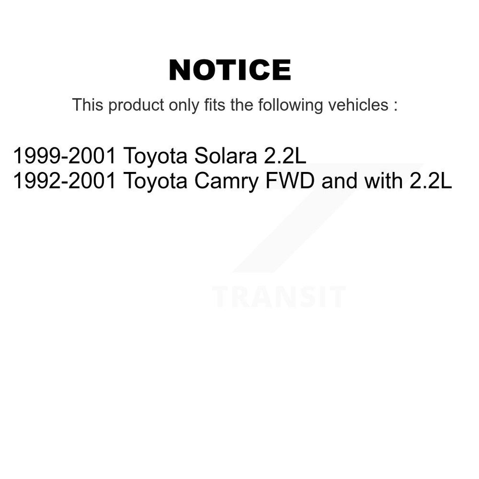 Front CV Axle Drive Shaft Complete Assembly Kit For Toyota Camry Solara KCV-100251