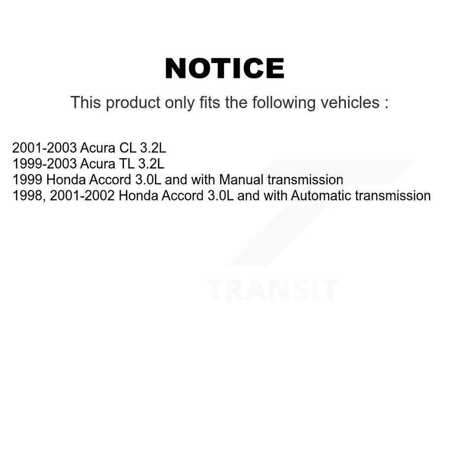 Front CV Axle Drive Shaft Complete Assembly Kit For Honda Accord Acura TL CL KCV-100327