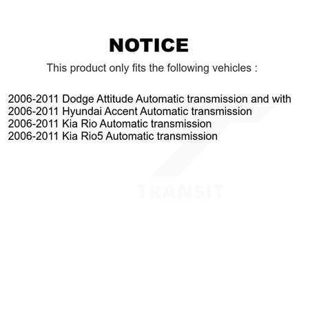 Front CV Axle Drive Shaft Kit For 2006-2011 Hyundai Accent Kia Rio Rio5 Dodge Attitude KCV-100345