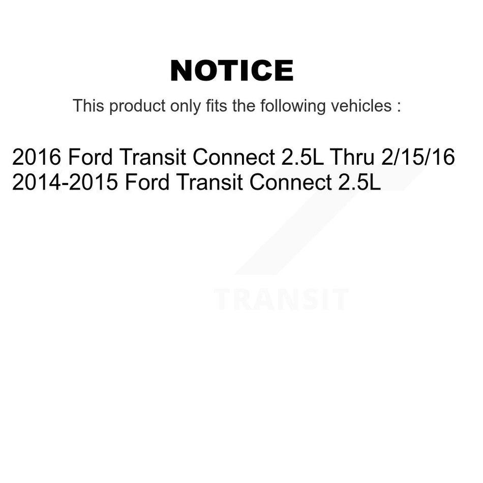 Front CV Axle Drive Shaft Complete Assembly Kit For Ford Transit Connect 2.5L KCV-100349