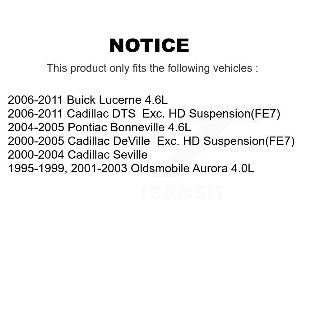Front CV Axle Shaft Kit For Buick Lucerne Cadillac DTS DeVille Oldsmobile Aurora Seville KCV-100362