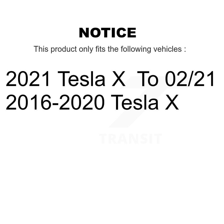 Rear CV Axle Drive Shaft Complete Assembly Pair For Tesla X KCV-100449