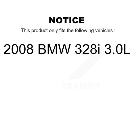 Front Ceramic Disc Brake Pads And Wear Sensors Kit For BMW 328i 323i KCW-100557