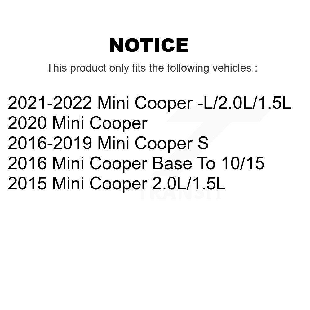 Rear Ceramic Disc Brake Pads And Wear Sensors Kit For Mini Cooper KCW-100782