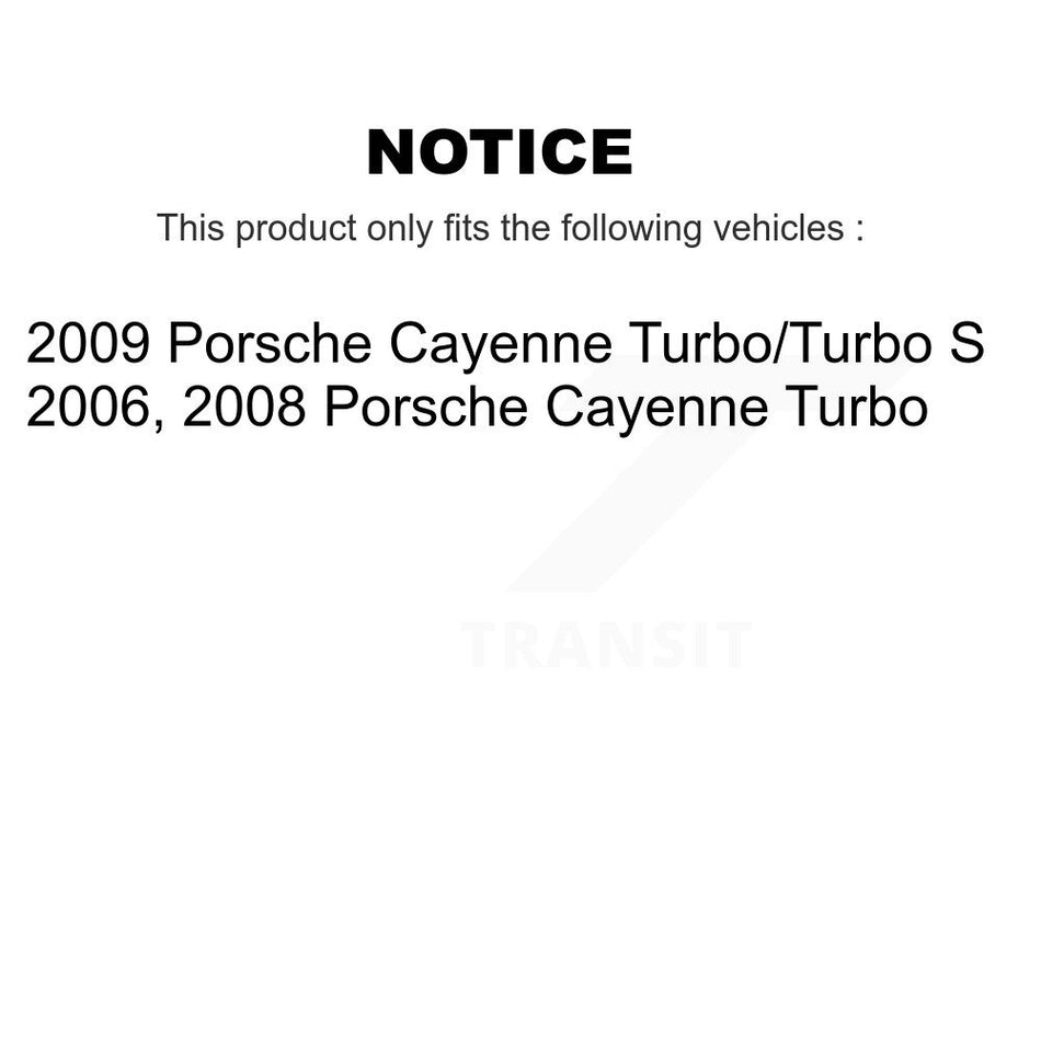 Rear Ceramic Disc Brake Pads And Wear Sensors Kit For Porsche Cayenne KCW-100859