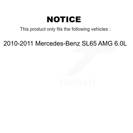 Front Rear Ceramic Disc Brake Pads And Wear Sensors Kit For Mercedes-Benz SL63 AMG SL65 KCW-101127
