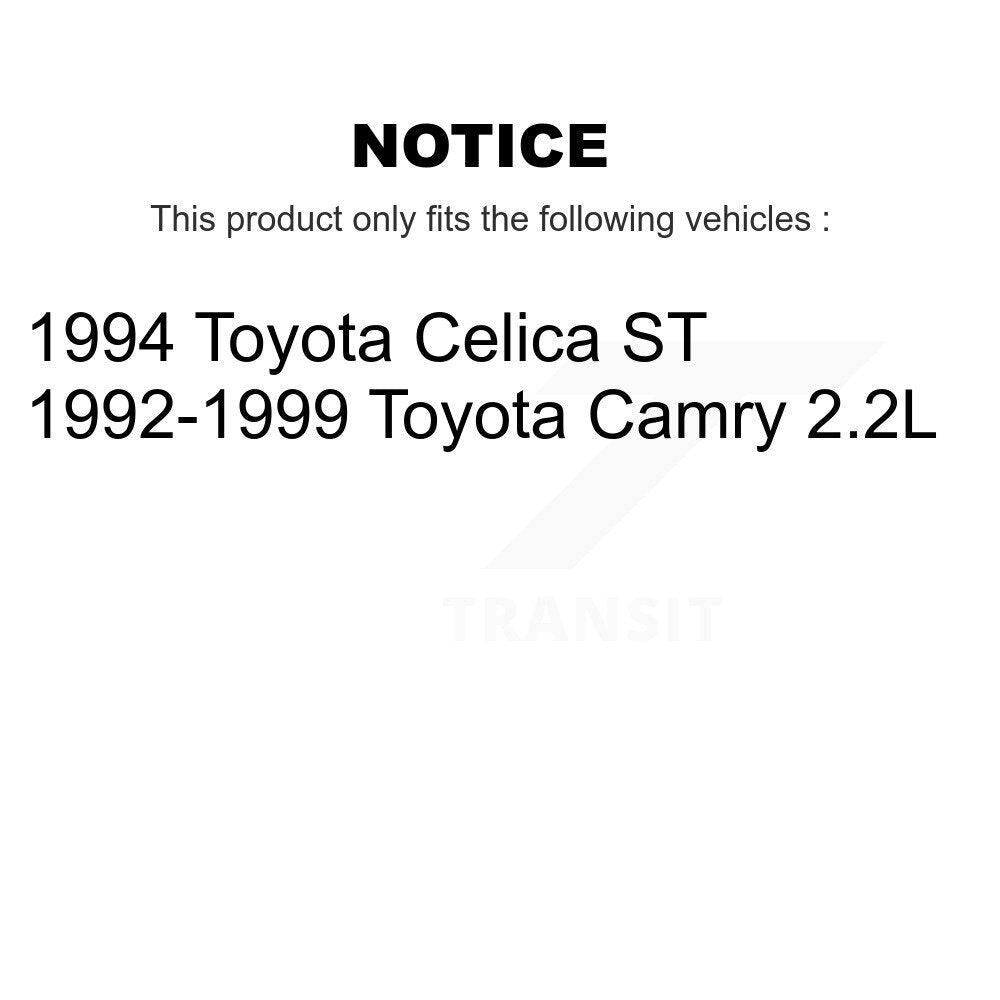 Front Rear Ceramic Brake Pads Kit For Toyota Camry Celica KCX-100021