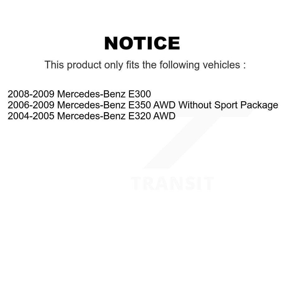 Front Rear Ceramic Brake Pads Kit For Mercedes-Benz E350 E320 E300 KCX-100050