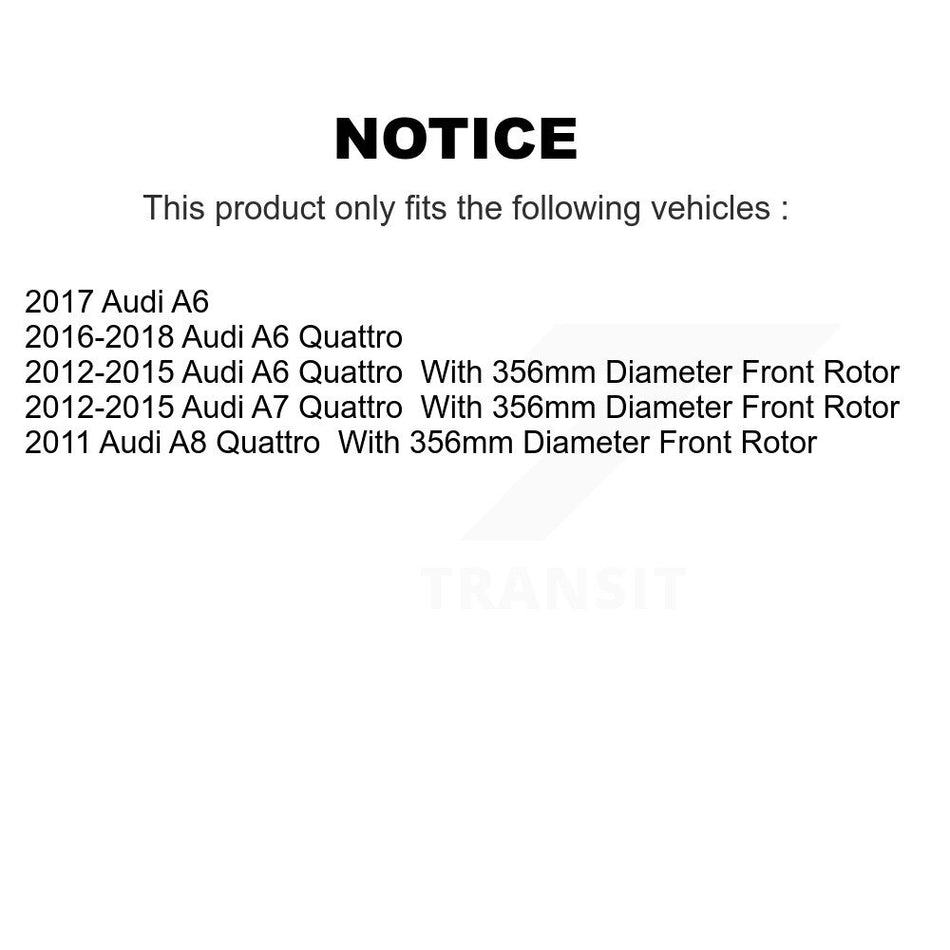 Front Rear Ceramic Brake Pads Kit For Audi A6 Quattro A7 A8 KCX-100052