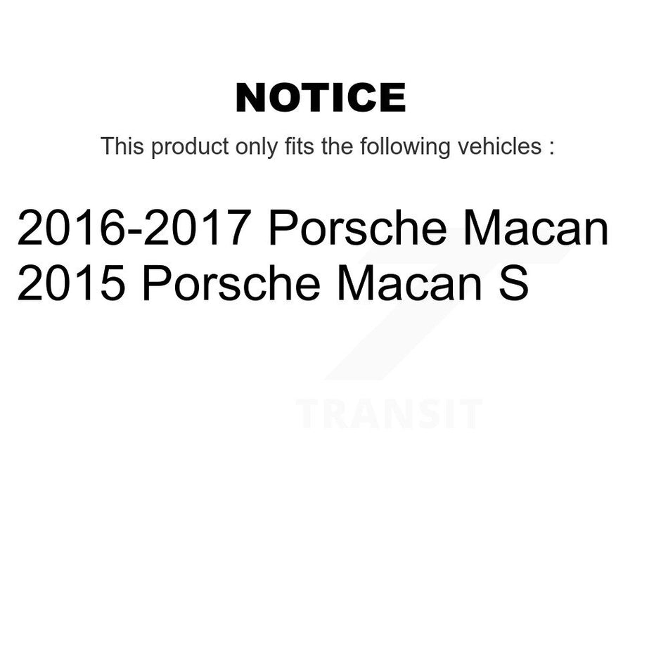 Front Rear Ceramic Brake Pads Kit For Porsche Macan KCX-100156