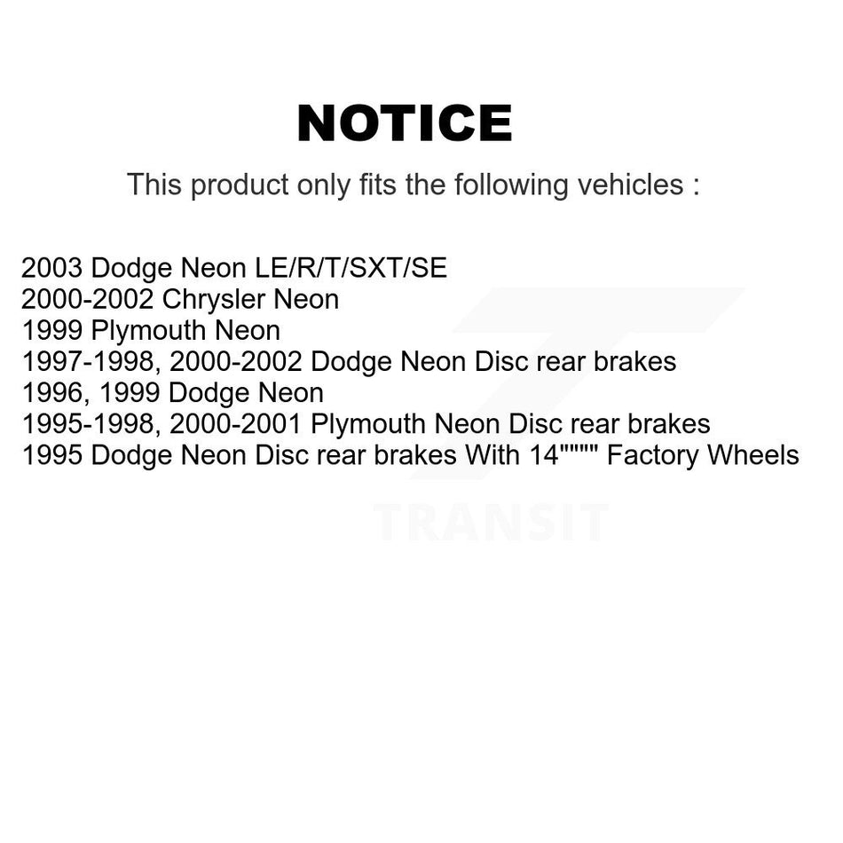 Front Rear Ceramic Brake Pads Kit For Chrysler Dodge Intrepid 300M Concorde LHS Neon Plymouth Eagle Vision New Yorker KCX-100292