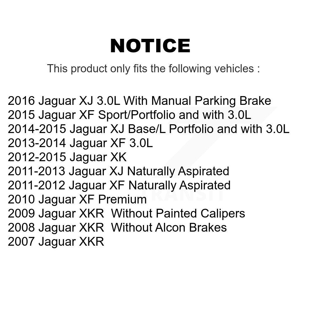 Front Rear Ceramic Brake Pads Kit For Jaguar XF XJ XKR XK Super V8 KCX-100586