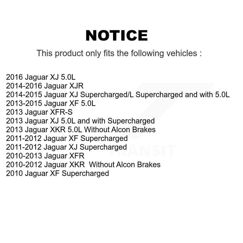 Front Rear Ceramic Brake Pads Kit For Jaguar XF XJ XKR XFR XKR-S XFR-S XJR KCX-100587