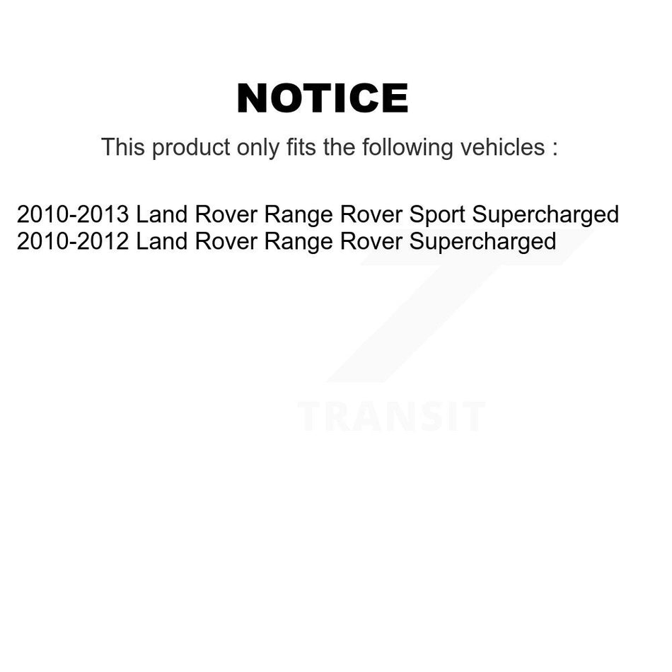 Front Rear Ceramic Brake Pads Kit For Land Rover Range Sport Supercharged KCX-100653