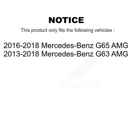 Front Rear Ceramic Brake Pads Kit For Mercedes-Benz G63 AMG G65 KCX-100665