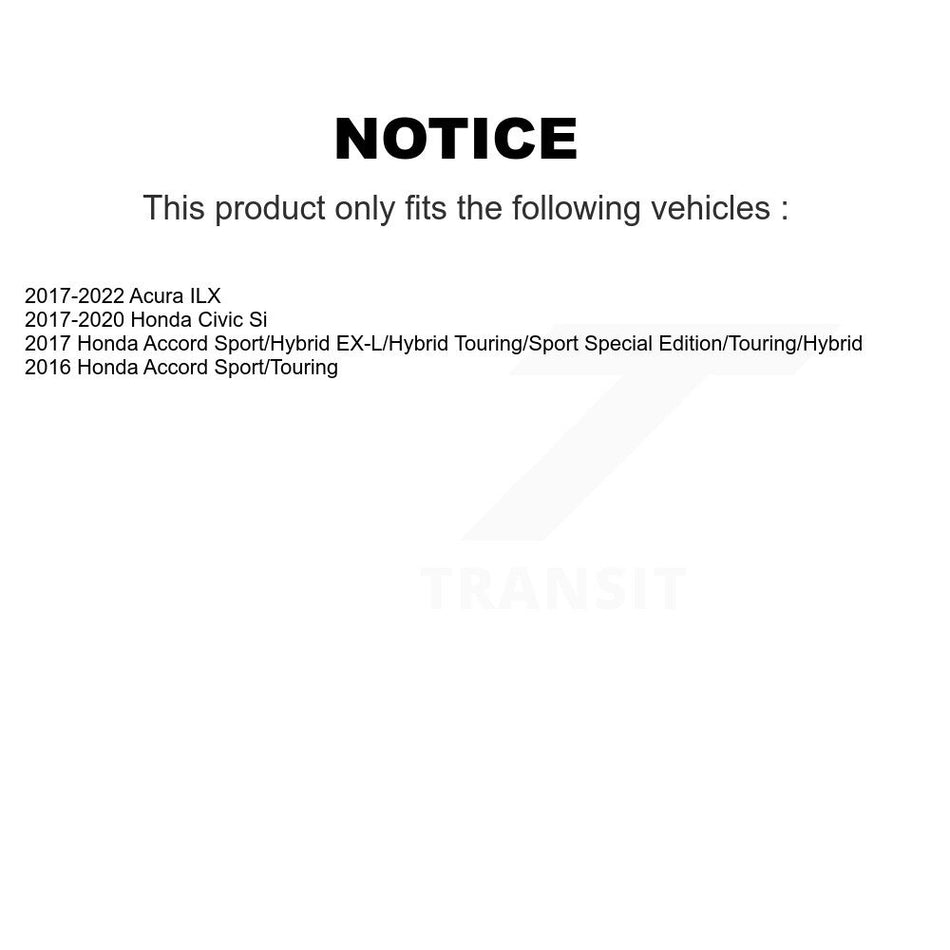 Front Coated Drilled Slotted Disc Brake Rotors Pair For Honda Civic Accord Acura ILX KD-100101